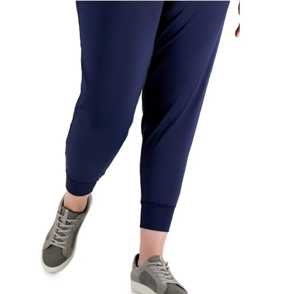 Ideology Womens Leggings Size Blue Length High Rise Side Pocket New - Picture 5 of 10